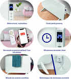Grzejnik elektryczny na podczerwień łazienkowy pokojowy biały MPM MUG-24 ogrzewacz 450 w WiFi Tuya termostat