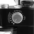 Elektryczny młynek do kawy żarnowy Łucznik regulacja mielenia czarny 200W 240 g 200 w metal mielenie kawy