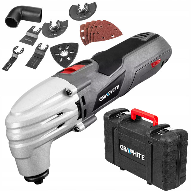 Urządzenie wielofunkcyjne 250W, osprzęt graphite multitool sieciowy, walizka w zestawie