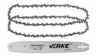 Prowadnica z 2 łańcuchami do piły pilarki spalinowej 16" 38cm 3/8 1,3mm 56T szyna tnąca, zestaw tnący do drewna, część