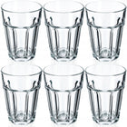 SZKLANKI 370ml DO NAPOJÓW SOKU ZESTAW SZKLANEK WYSOKIE GRUBE SZKŁO 6 szt drinków, koktajli, mycie w zmywarce