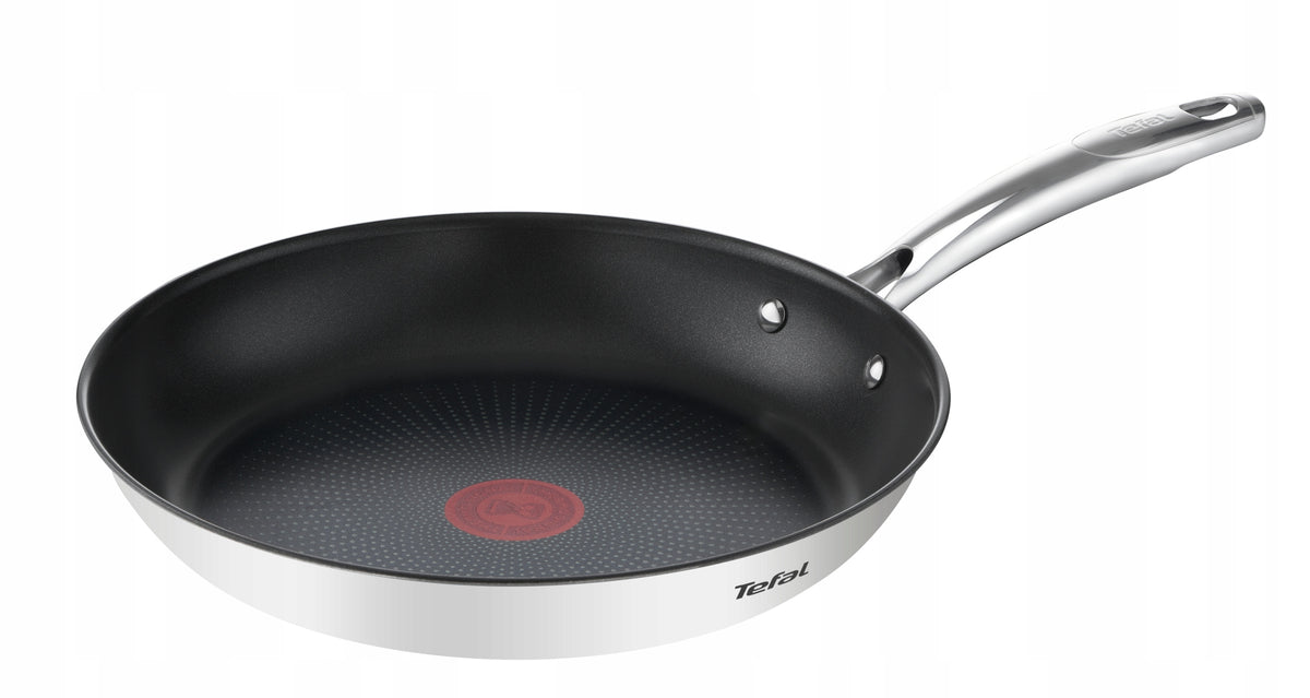 Patelnia tradycyjna okrągła TEFAL Duetto+ 28cm G7320634 do smażenia, nieprzywierająca, na indukcję, gazową i