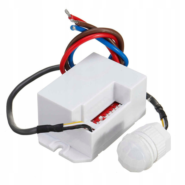 Czujnik ruchu zmierzchu włącznik czasowy oświetlenie LED PIR 360° 12V 24V automat do lamp, detektor obecności, sterownik światła