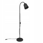 Lampa Stojąca Podłogowa Czarna Regulowana 170cm na E27 LED + Włącznik do salonu, sypialni i pokoju dziecięcego, 1 punkt
