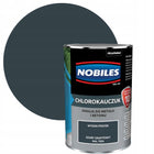 Nobiles chlorokauczuk szary grafitowy RAL 7024 0,9l emalia beton metal farba ochronna do podłóg i posadzek