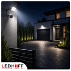 Naświetlacz LED 100W Reflektor IP65 Oświetlenie Zewnętrzne mocny 9000lm do ogrodu, podjazdu i elewacji, neutralna biel