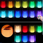 Bezprzewodowa Lampka Nocna 13 Kolory Dotykowa RGB pilot LED Do Sypialni lampa stołowa akumulatorowa ściemniana biała