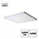 Panel sufitowy LED 40W natynkowy kwadrat lightlogic LL panel N/P40W-NW 60cm plafon lampa do biura i domu, zintegrowane