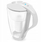 Dzbanek filtr dafi Crystal 2.0l + Wkład do filtrowania wody pitnej, szklany, biały, 10 elementów w komplecie