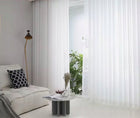 FIRANA GOTOWA ZASŁONY BIAŁA WOAL NA TAŚMIE 200x250 ŻABKI FIRANY DO SALONU panel okienny gładki klasyczny 140 cm