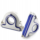 Dyspenser aplikator taśmy maskującej dozownik + 1X taśma malarska niebieska papierowa 19 mm x 50 m odporna na UV do