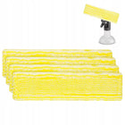 4x Pad z mikrofibry nakładka do myjek okien Karcher WV1/2/5/6/7 WV4-4 WVP10 ściereczka szybowa, zmywak, zamiennik