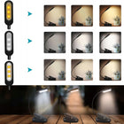 Lampka LED biurkowa szkolna dla dzieci do czytania regulacja mocna klipsem lampa zaciskowa, ściemniana, akumulatorowa