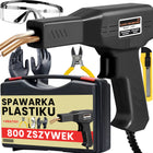 Zszywarka zgrzewarka plastiku spawarka tworzyw lutownica 50W + 800 zszywek do naprawy zderzaków, obudów i pękniętych