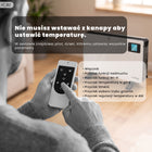 GRZEJNIK ELEKTRYCZNY KONWEKTOROWY ENERGOOSZĘDNY WI-FI 2000W PILOT TIMER LED 655 mm 370 mm grzewcza biały