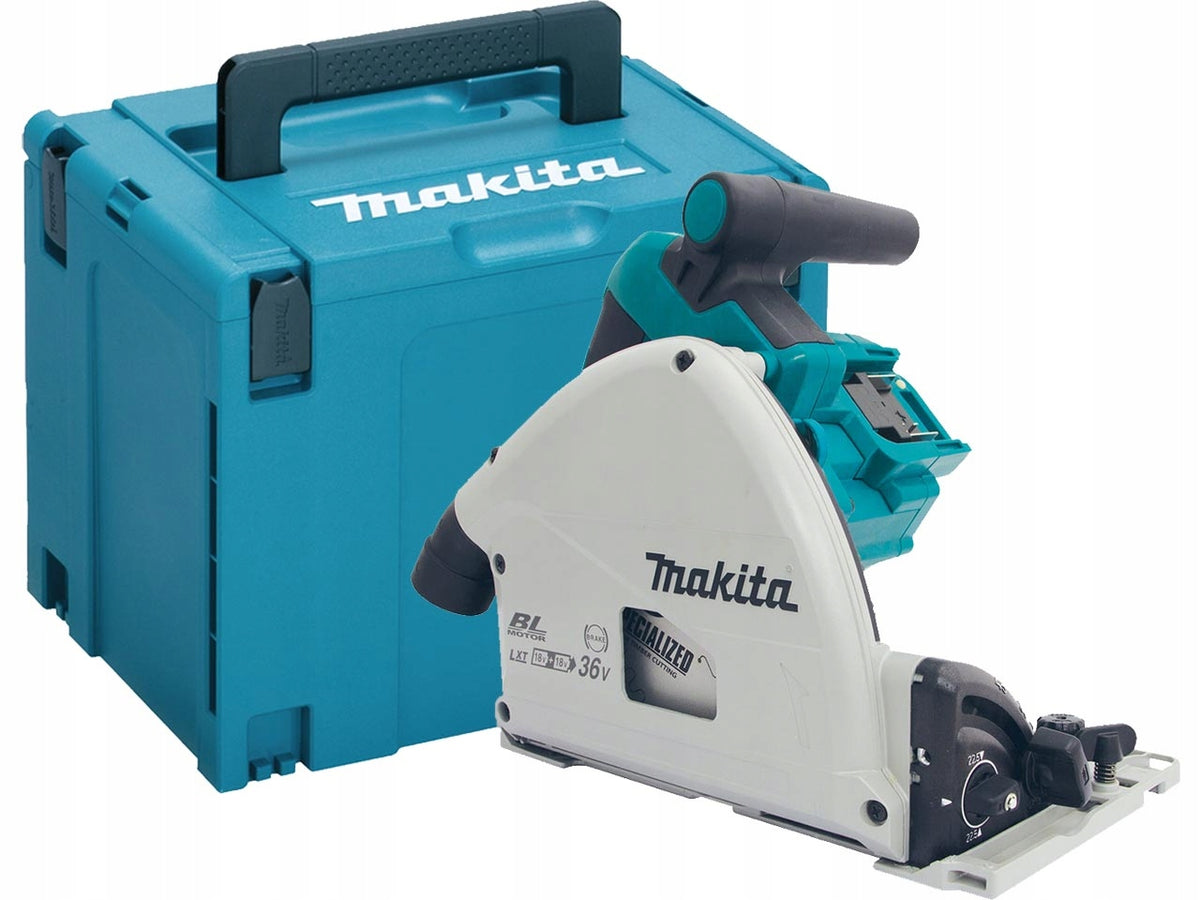 MAKITA DSP600ZJ ZAGŁĘBIARKA PIŁA TARCZOWA 165mm w MAKPAC - Dystrybucja PL pilarka akumulatorowa 18 V do cięcia drewna