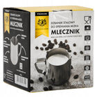 MLECZNIK DZBANEK do SPIENIANIA MLEKA 350ml STALI NIERDZEWNA 18/0 KUBEK 0.35 l szary