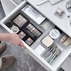 Organizer na kosmetyki wkład do szuflady pojemnik tacka perfumy modułowy 7 przybornik przezroczysty do przechowywania