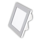 Oświetlenie schodowe podświetlenie schodów stopni oprawa lampka LED Q1 INOX kwadratowa srebrna 230V 2W wymienne źródło