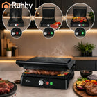 Grill Elektryczny Opiekacz do Panini Toster Kanapek Rozkładany + Regulacja nominalna