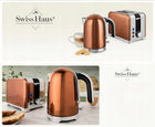 Czajnik elektryczny swiss haus 1,7l 2200W ,SH-SWK2127 miedziany 1.7 l 2200 w metal