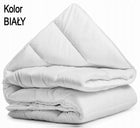 KOŁDRA 160x200 ZIMOWA CIEPŁA ANTYALERGICZNA 450g GRUBA POLSKA KOLOR BRĄZOWY wypełnienie z kulki silikonowej do sypialni