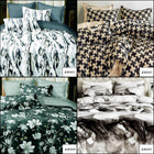 Komplet pościeli 100% bawełna 140X200 poszewki 70x80 ciepła dużo wzorów zestaw 3-częściowy, zapinany na suwak