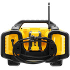 Dewalt radio budowlane kompaktowe z ładowarką 18V XR USB AUX dab+/fm DCR027 odbiornik Bluetooth, do warsztatu