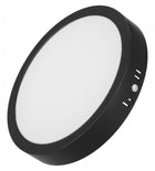 Panel Plafon Sufitowy LED Natynkowy Okrągły Czarny 24W Nie Mruga CCD Lampa oprawa do salonu, sypialni i przedpokoju