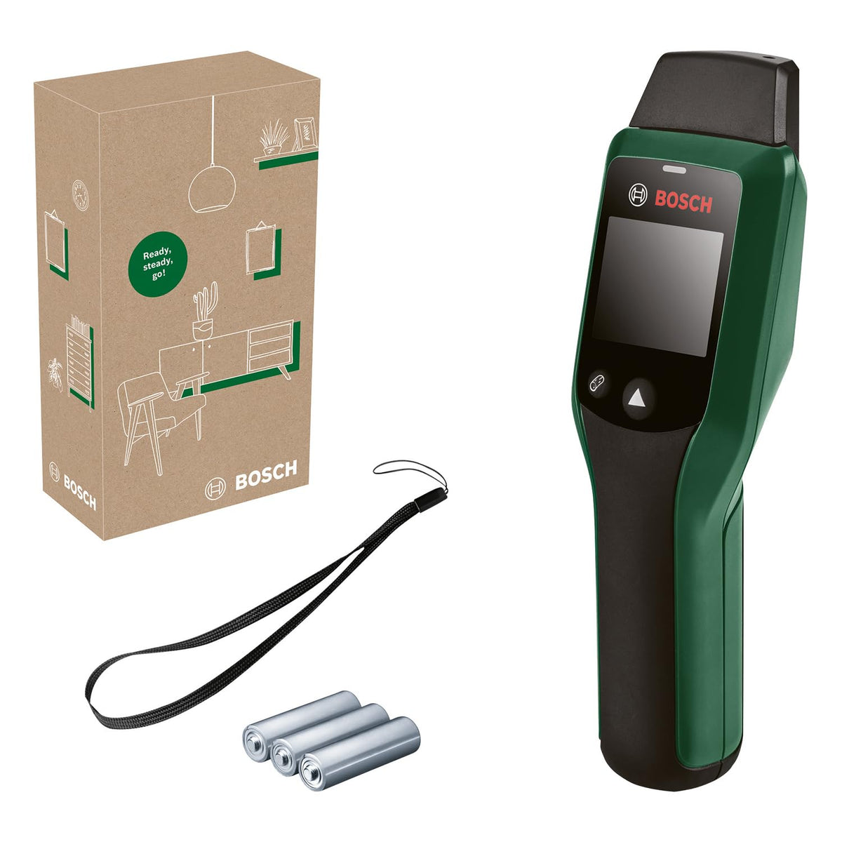 Bosch Wilgotnościomierz UniversalHumid Led precyzyjny 06036880Z0 miernik wilgoci, tester zawilgocenia, zasilany