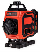 Laser krzyżowy poziomica laserowa 4D płaszczyznowa zielony + statyw 120cm niwelator do prac remontowych, 16 wiązek