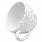 Komplet Dzbanek z Podgrzewaczem 900ml + Filiżanki 240ml Porcelana Zestaw imbryk do herbaty, czajniczek, 2 spodki