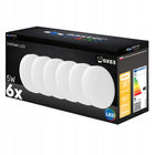 6x Żarówka LED GX53 5W biały neutralny 4000K SMD 425lm 230V źródło światła, okrągła, do opraw sufitowych