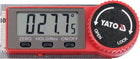 Kątomierz elektroniczny cyfrowy yato 300mm 360° podświetlany ekran LCD miernik nachylenia, metalowy, dokładność 0,2°