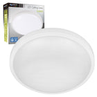 Lampa sufitowa LED Plafon Natynkowy Okrągły 2x E27 Oprawa biała plafoniera do wnętrz, na dwie żarówki, maks. 6 w każda
