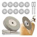 ZESTAW 10 TARCZ TYPU DREMEL 50 MM DIAMENTOWYCH DO SZLIFOWANIA CIĘCIA GRESU 10 szt.