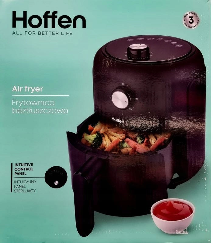 Air Fryer Frytkownica beztłuszczowa Hoffen HO-00049 1000 w 2,6 l czarny