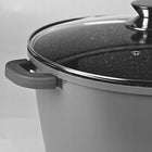 Garnek duży 14l indukcja GAZ wysoki garnek marmurkowy do piekarnika garnki aluminiowe naczynie kuchenne 32 cm