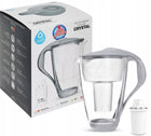 Dzbanek filtrujący szklany Dafi Crystal LED szary + 1 filtr Classic srebrny/szary