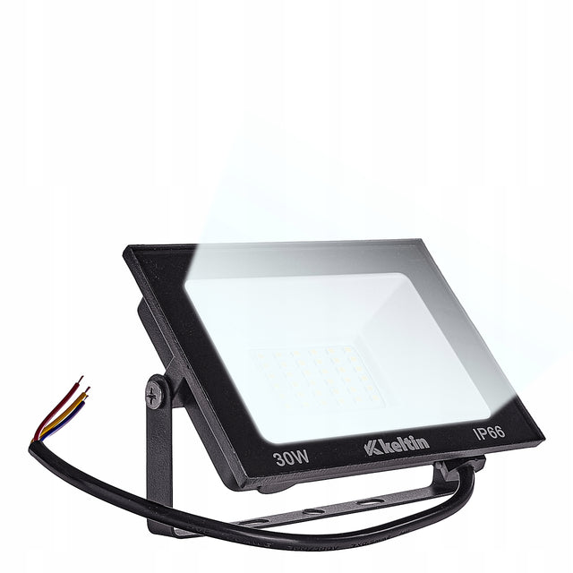 Lampa naświetlacz LED SMD 30W zewnętrzny halogen IP66 4500K biały neutralny reflektor do garażu, podjazdu i posesji, kąt świecenia 120°