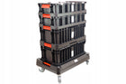 Skrzynka narzędziowa Qbrick system TWO platform set 7w1 mobilny organizer warsztatowy na kółkach, moduły z przegrodami