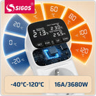 TERMOSTAT ELEKTRONICZNY REGULATOR TEMPERATURY GNIAZDO SIECI 230V max. 3680W termometr