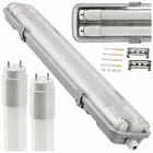 Oprawa Hermetyczna 120cm lampa + 2x świetlówki LED Wodoszczelna Do Garażu sufitowa natynkowa, 1800 lm, 36 W, neutralna