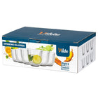 6x Szklanki DO NAPOJÓW wody drinków zestaw komplet szklanek szklanka 260 ml bezbarwne szkło, można myć w zmywarce