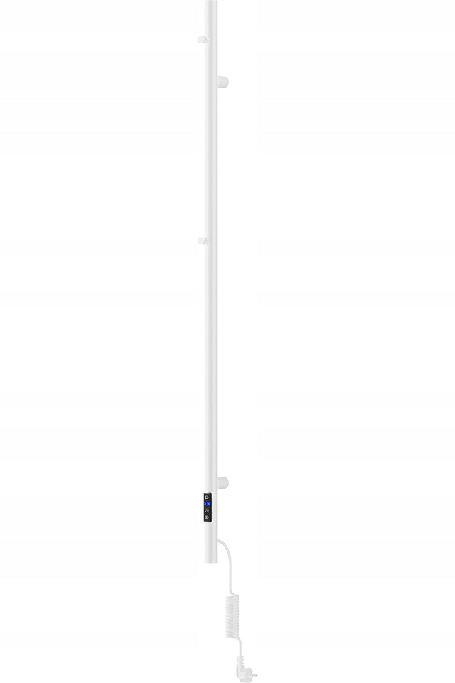 Grzejnik łazienkowy elektryczny pionowy Mexen Pino 1405x32 biały 32 mm 1405 mm grzewcza