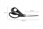 FISKARS FUNCTIONAL FORM NOŻYCZKI UNIWERSALNE KRAWIECKIE 25CM OSTRE PORZĄDNE nożyce kuchenne do tkanin czarno-zielone