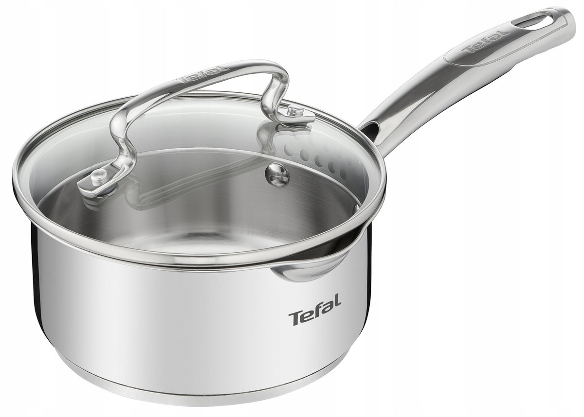 Rondel tefal Duetto+ 16cm 1.5l indukcja stal nierdzewna G7192256 garnek z powłoką nieprzywierającą do sosów i