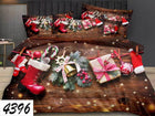 GRUBA POŚCIEL 3D FLANELOWA 160x200 FLANELA BAWEŁNA KOŁDRA PODUSZKI KOMPLET boho, 3-częściowa, zamek błyskawiczny