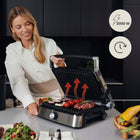 Grill elektryczny Zeegma Chef Easy 2000W regulacja temp. płyty ceramiczne nominalna