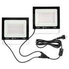 Halogen LED budowlany 200W lampa 2x100W reflektor naświetlacz statyw zestaw oświetlenie robocze do warsztatu i garażu